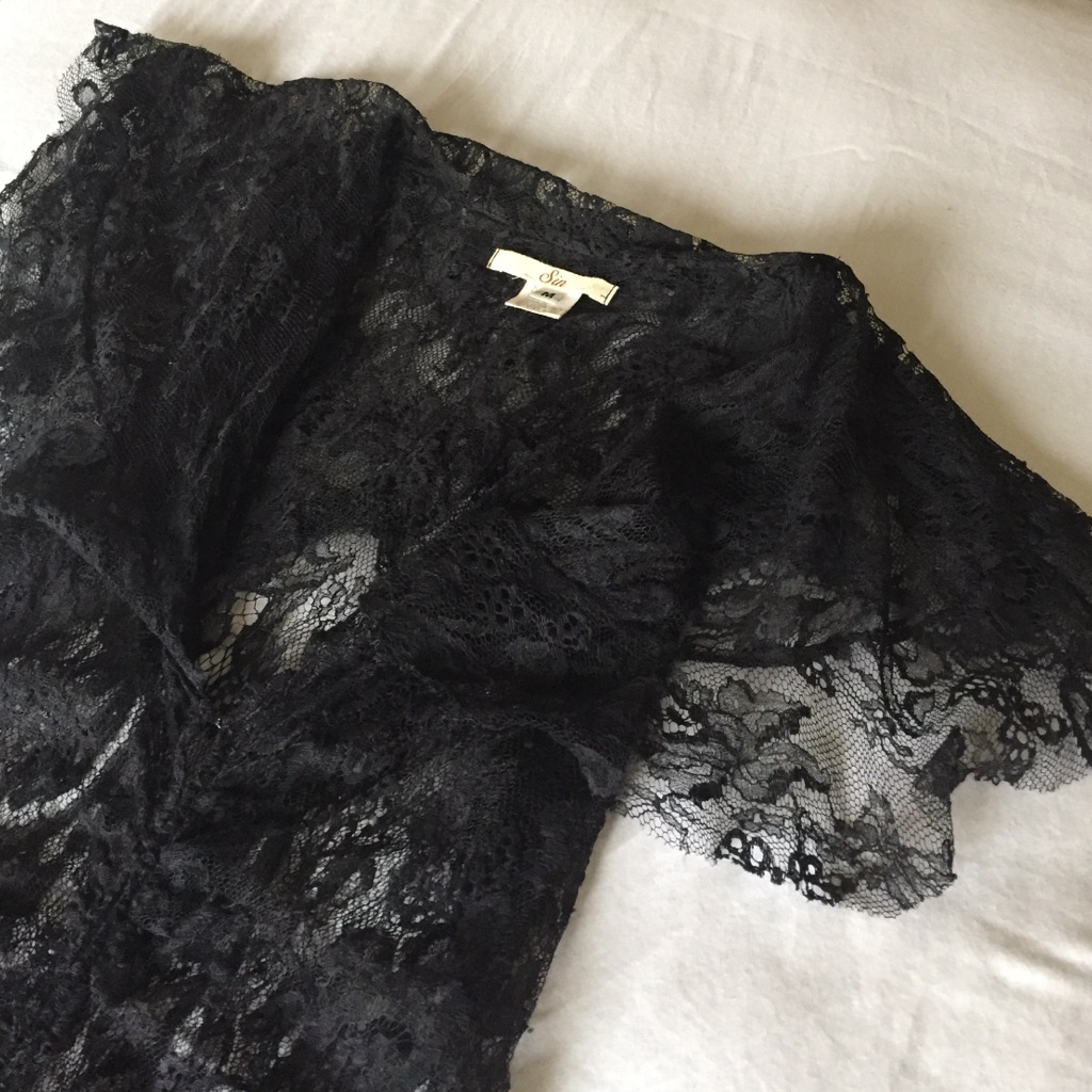 Sexi Black Lace Top